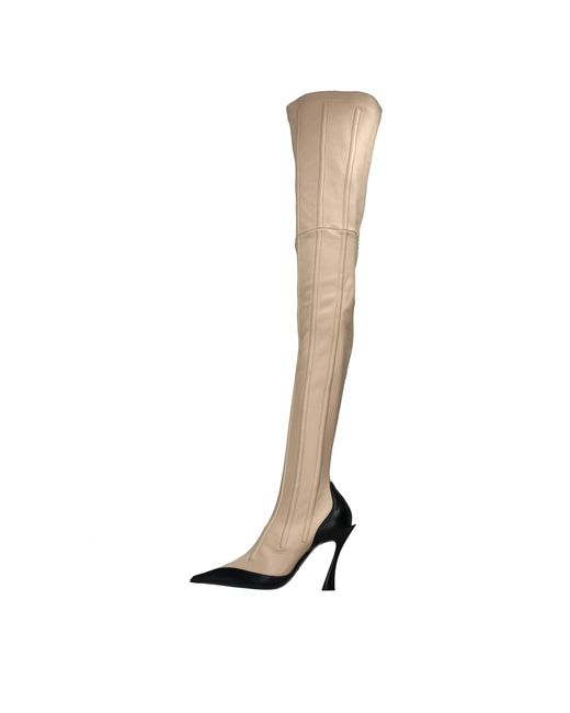 Bottes Mugler en coloris Brown