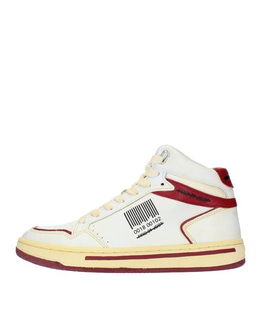 PRO 01 JECT White Weib-Rote Turnschuhe