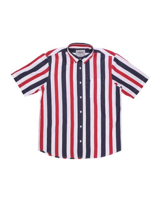 Elcano Shirt Chemise A Manches Courtes Pour Hommes Carhartt pour homme en coloris Red