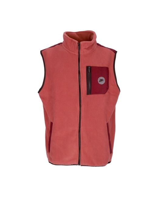 Nike Red Waistcoats for men