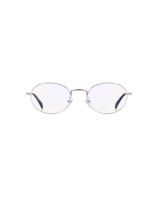 David Beckham White Eyeglasses Db1203-Yl721 for men