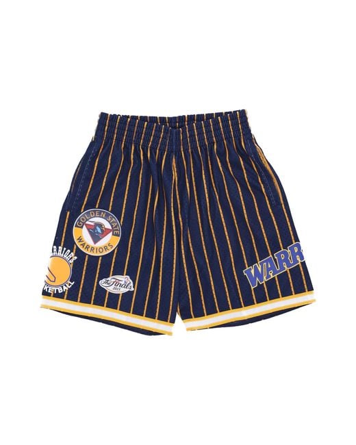 Mitchell Ness Men's Blue Basketball Shorts Nba Hometown Mesh Short  Hardwood Classics Golwar