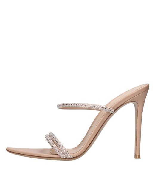 Gianvito Rossi Pink Sandelblumen