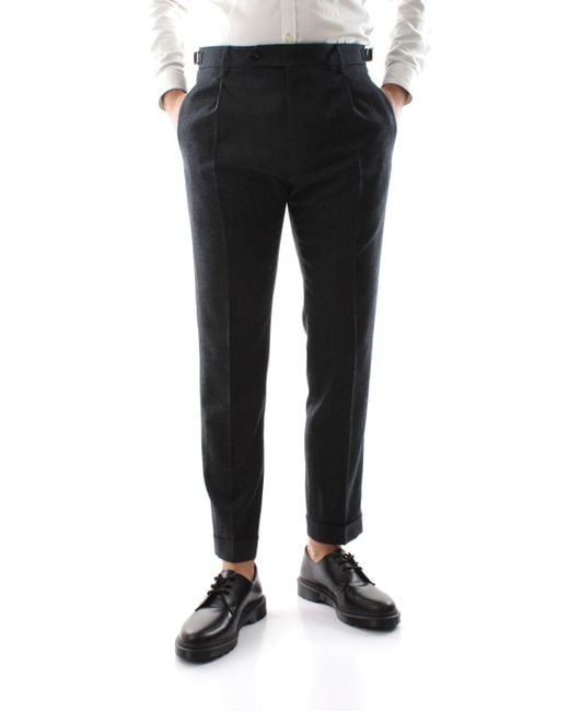 Berwich Mannenbroek Retro Retro Rd5470 Rook in het Black voor heren