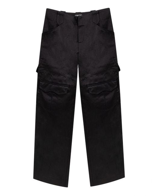 Tom Ford Blue Pantalone Cargo