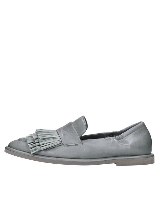 LORENA PAGGI Gray Flat Shoes