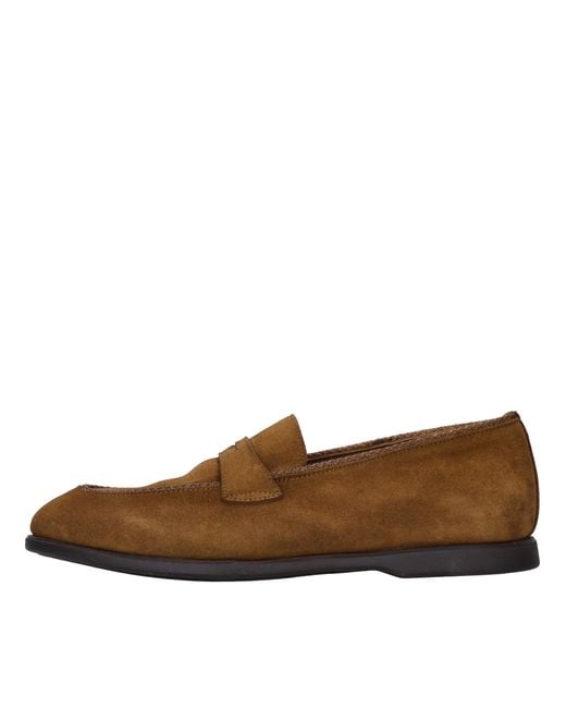 Pantanetti Brown Flat Shoes