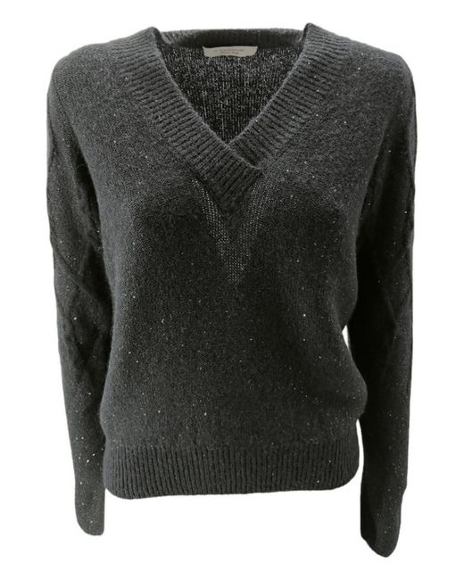 D.exterior Black Sweaters