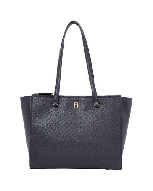 Bolsa De La Eternidad Tote Mono Tommy Hilfiger de color Blue