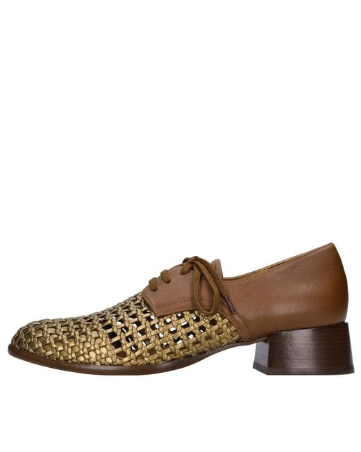 Chie Mihara Brown Flat Shoes