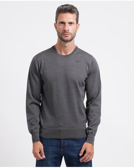 K-Way Gray Sweaters for men