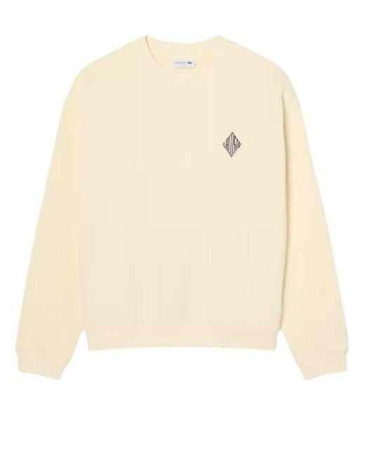 Lacoste Natural Sweaters Cream for men