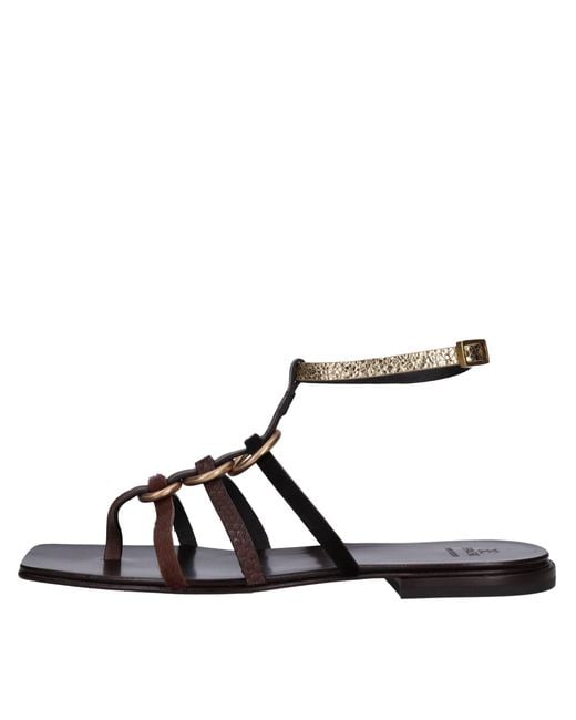 Fabi Black Flat Shoes