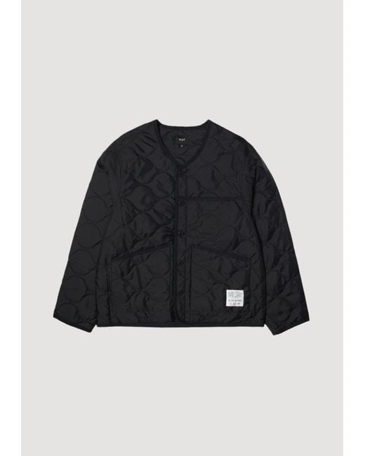 Huf Black Movement Liner Jacket for men