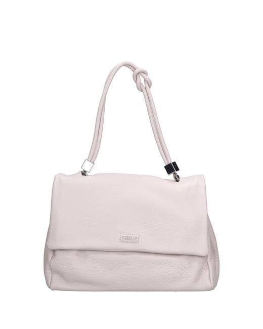 Rebelle White Bags. Cream