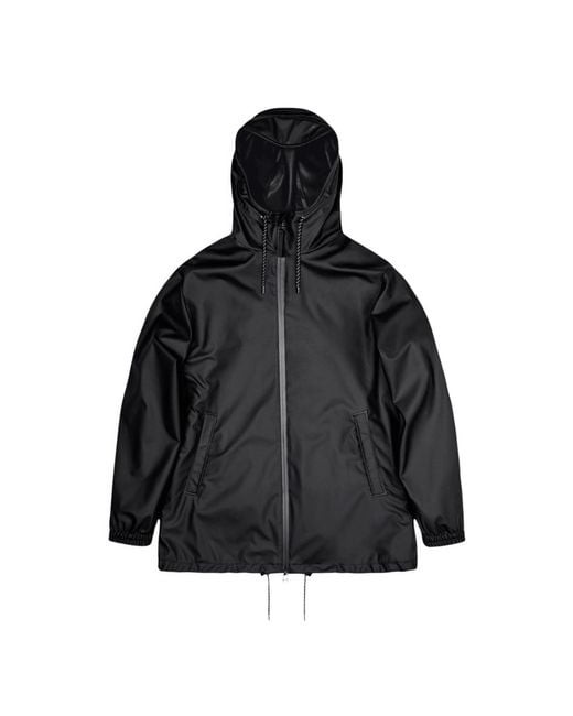 Rains Black Jacket 18370 for men