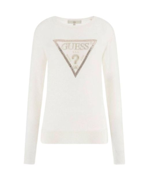 Guess White Sweater
