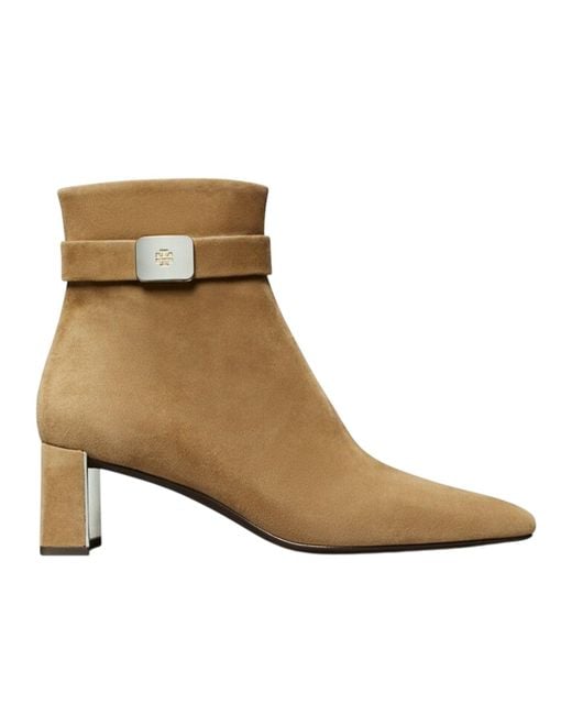 Tory Burch Brown Heeled Boots
