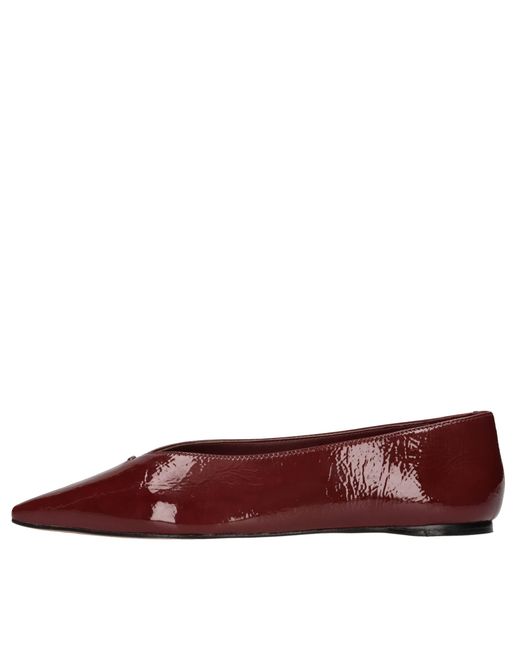 Carrano Red Flat Shoes