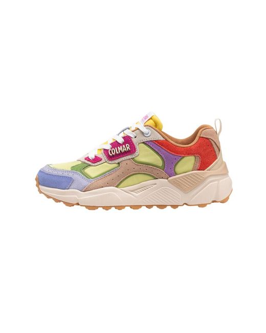 Baskets Multicolores Colmar en coloris Pink