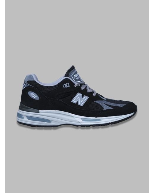 New Balance 991V2 Zwart in het Metallic voor heren