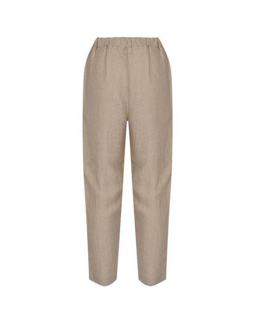 Alpha Studio Natural Damen Leinenhose
