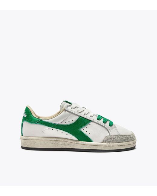 Sneakers 201.182230 Prestigio Utilizado Cacahuete De Crema Blanca Diadora de hombre de color Green