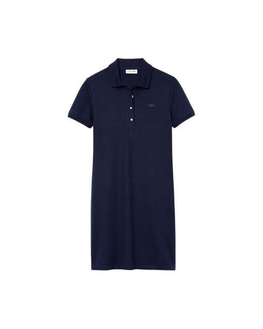 Lacoste Jurken Blauw in het Blue