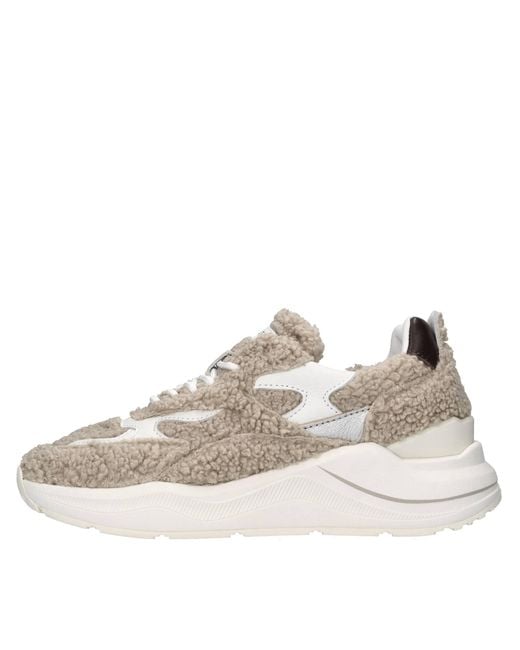Baskets Date en coloris Natural