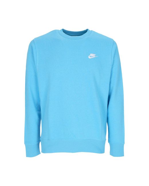 Sudadera Ligera De Hombre Con Cuello Redondo Sportswear Club Nike de hombre de color Blue