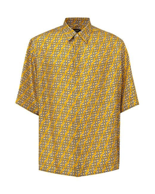 Fendi Yellow Camicia