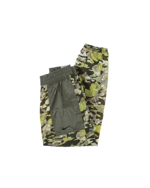 Nike Green Tracksuit Pants W Woven Aop Mr Jogger P&Amp; G