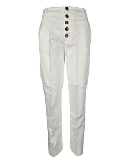 Dondup Witte Broek in het Gray
