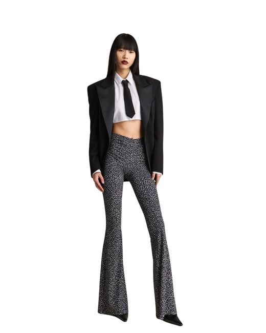 Aniye By Black Flared Flowers