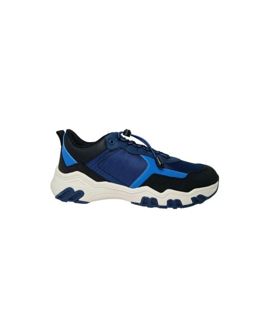 ACBC x BALDININI Men's Blue Shoes And Leather Sneakers