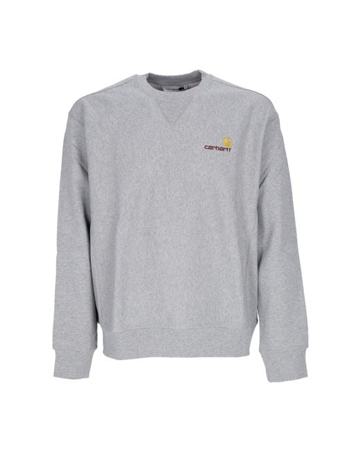 American Script Sweat Sweat-Shirt A Col Rond Pour Hommes Carhartt pour homme en coloris Gray