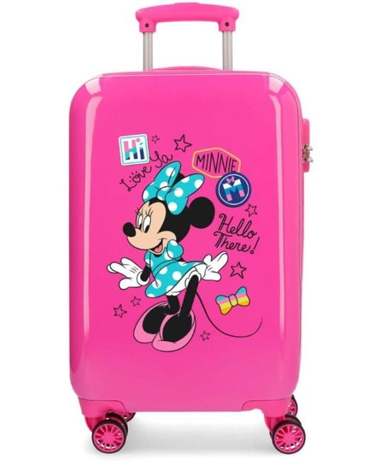 Disney Abs Valigia 55Cm 4R Enjoy Minnie Hive in het Pink