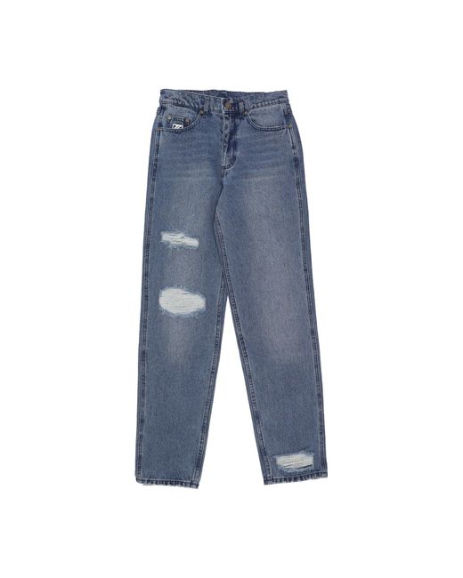 Karlkani Blue Jeans Baggy Five Pocket Heavy Distressed Denim Pant for men