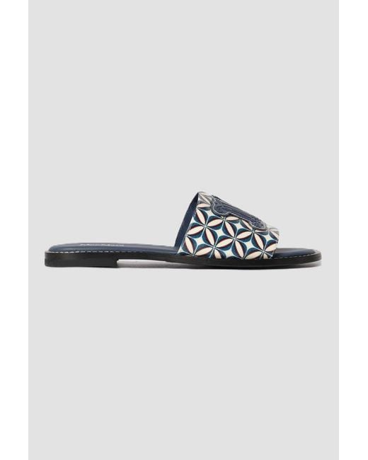Max Mara Multicolor Sandals Bluette
