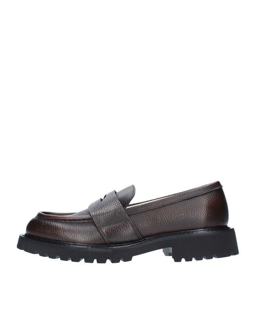 Attimonelli's Brown Flat Shoes Dark for men