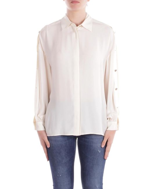 Liu Jo Overhemden Creme in het White