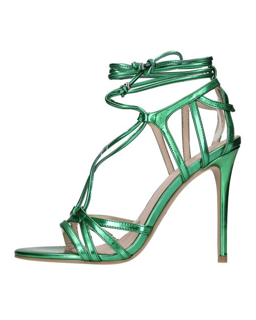 Pinko Green Sandals
