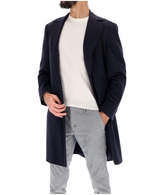 Kiton Mann Outdoor Jacke 100%Ws Blau in Blue für Herren