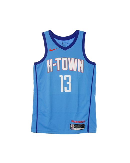 Nike Blue Basketball Tank Top Nba Swingman Jersey City Edition 2020 No 13 James Harden Houroc for men