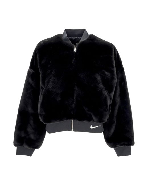 Bomber Jackets Nike de color Black