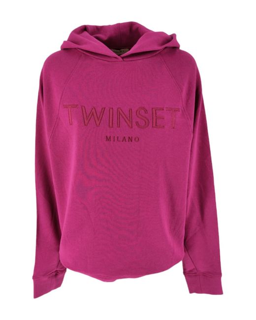 Twinset Pink Sweaters Fuchsia