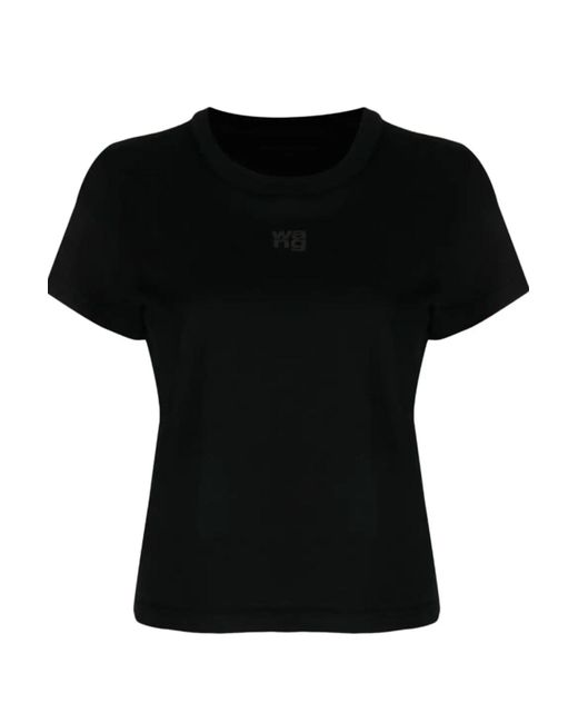 Alexander Wang Black T-Shirts And Polos