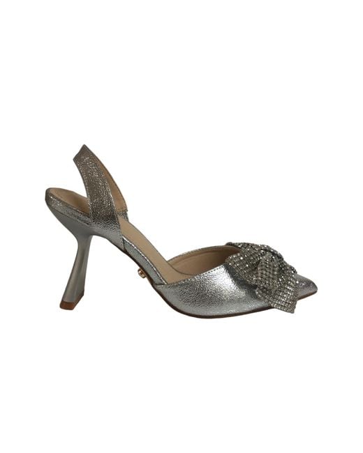 Twentyfourhaitch Metallic Sandals _