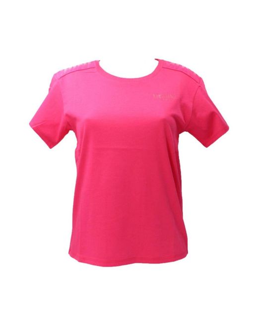 Moschino Pink T-Shirt Frau