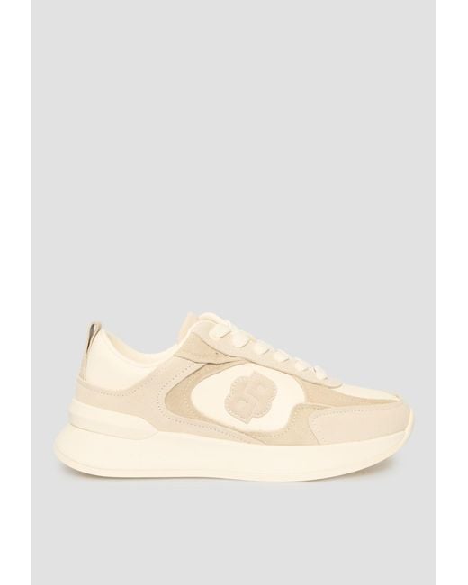 Sneakers B Icon_Runn_Sdnap 1 Boss de color Natural